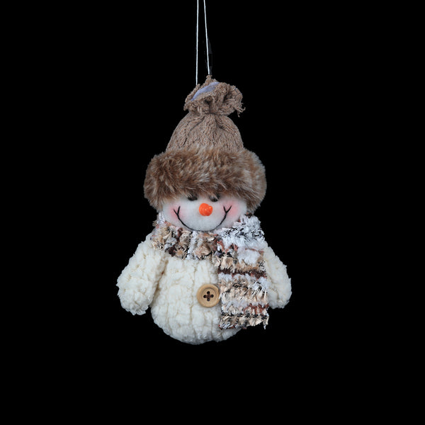 Christmas Plush Snowman Decorations | 15 cm, 2 Assorted Designs