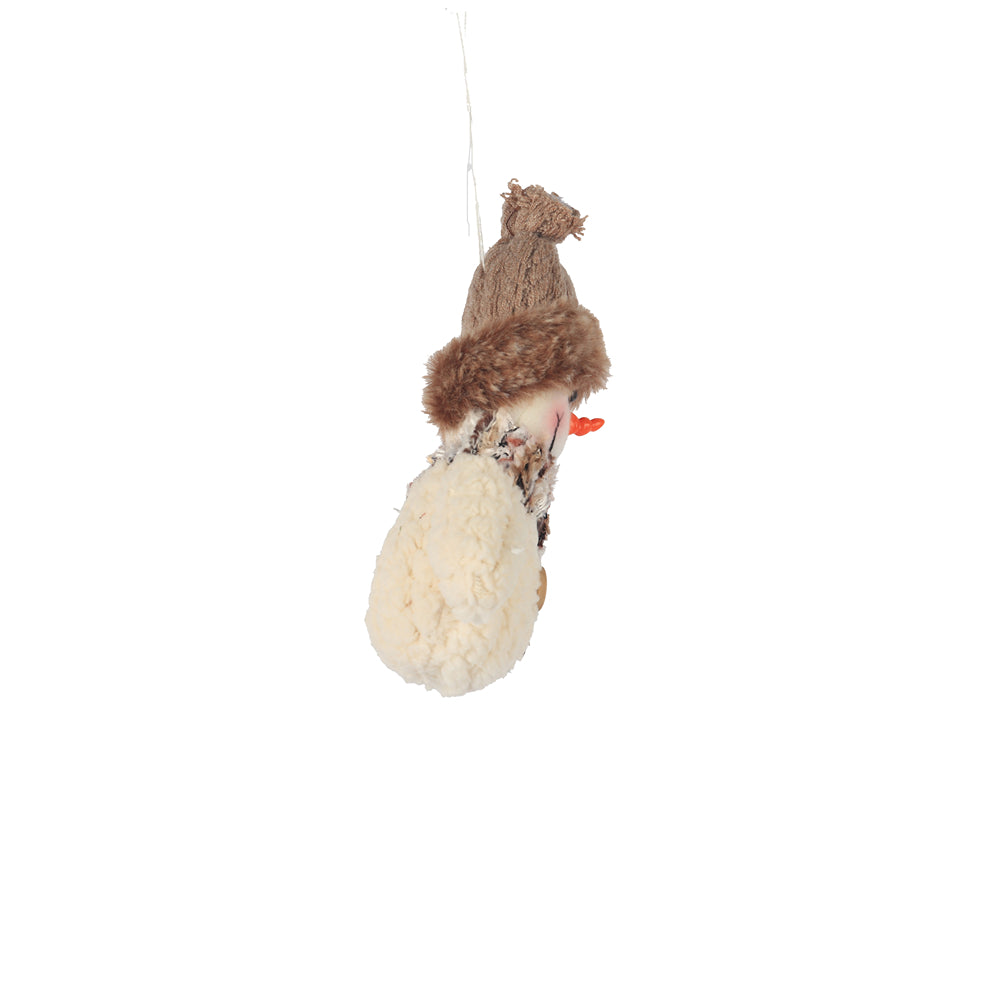 Christmas Plush Snowman Decorations | 15 cm, 2 Assorted Designs