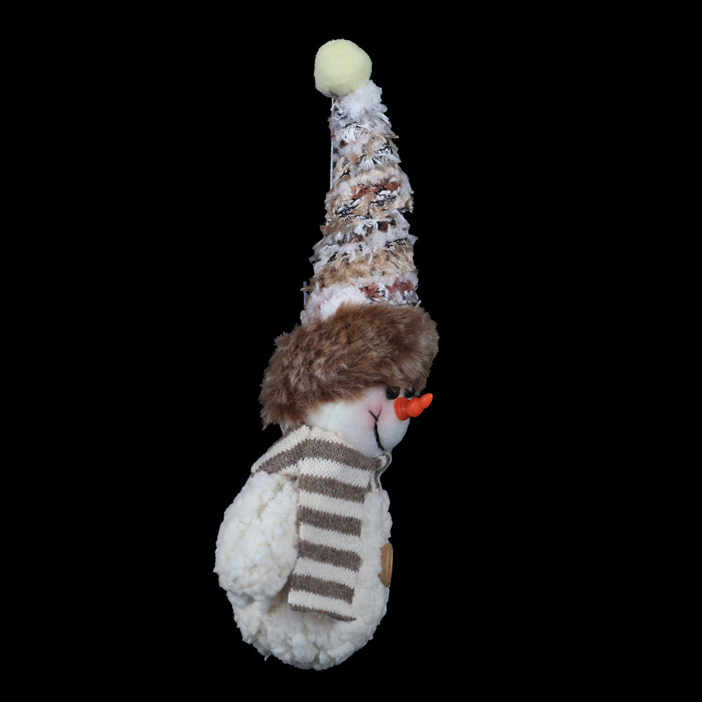 Christmas Plush Snowman Decorations | 15 cm, 2 Assorted Designs