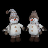 Christmas Standing Plush Snowman Figurine | 40cm, Assorted Designs