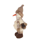 Christmas Standing Plush Snowman Figurine | 40cm, Assorted Designs