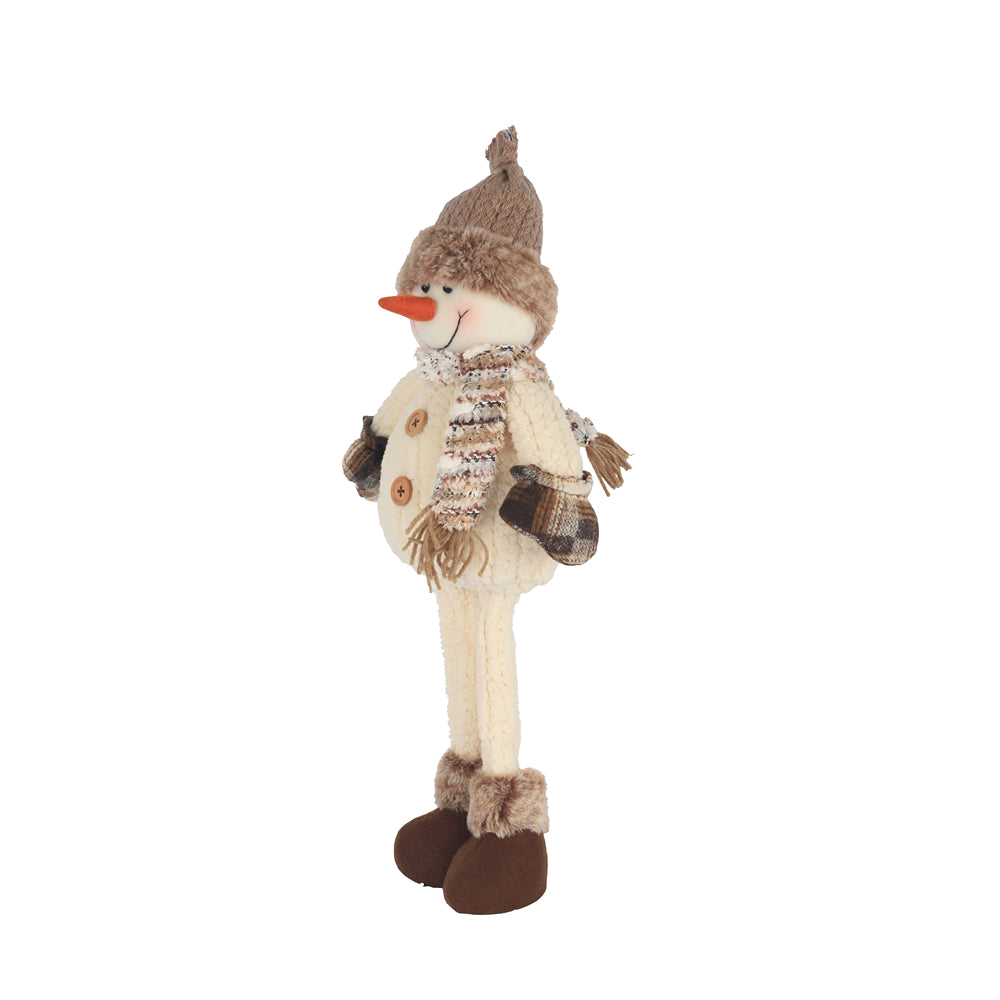 Christmas Standing Snowman Decoration | 55 cm, Plush, Assorted Designs