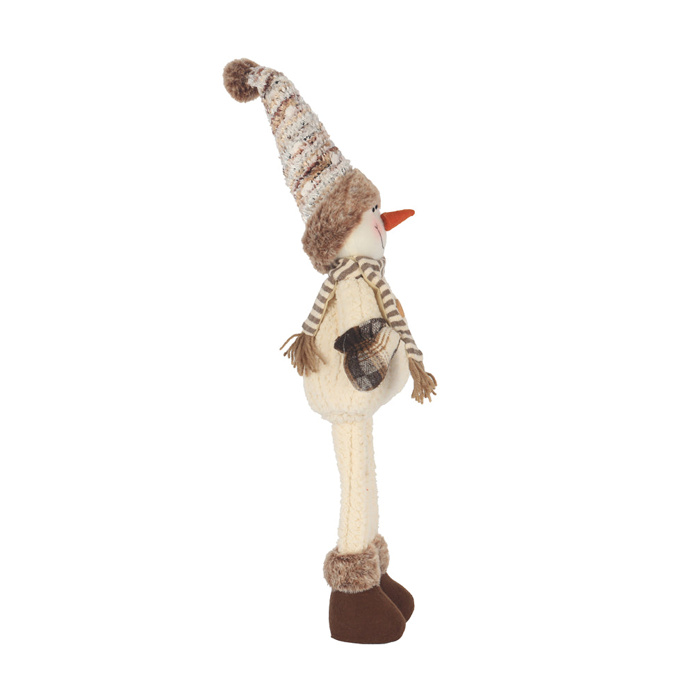 Christmas Standing Snowman Decoration | 55 cm, Plush, Assorted Designs
