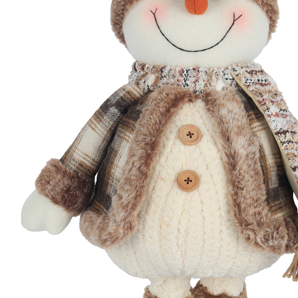 Christmas Snowman Figure with Extendable Legs | 71-96cm, Assorted Designs