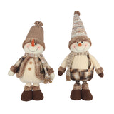 Christmas Snowman Figure with Extendable Legs | 71-96cm, Assorted Designs