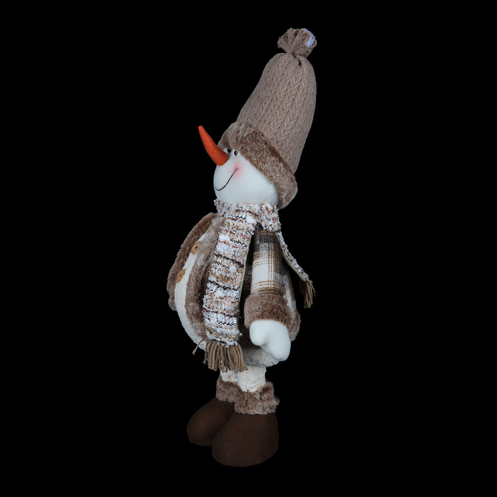 Christmas Snowman Figure with Extendable Legs | 71-96cm, Assorted Designs