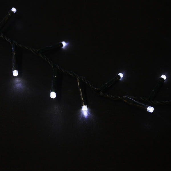 Christmas Ultra Bright Cool White LED String Lights | 1000 LEDs, Twisted Cord