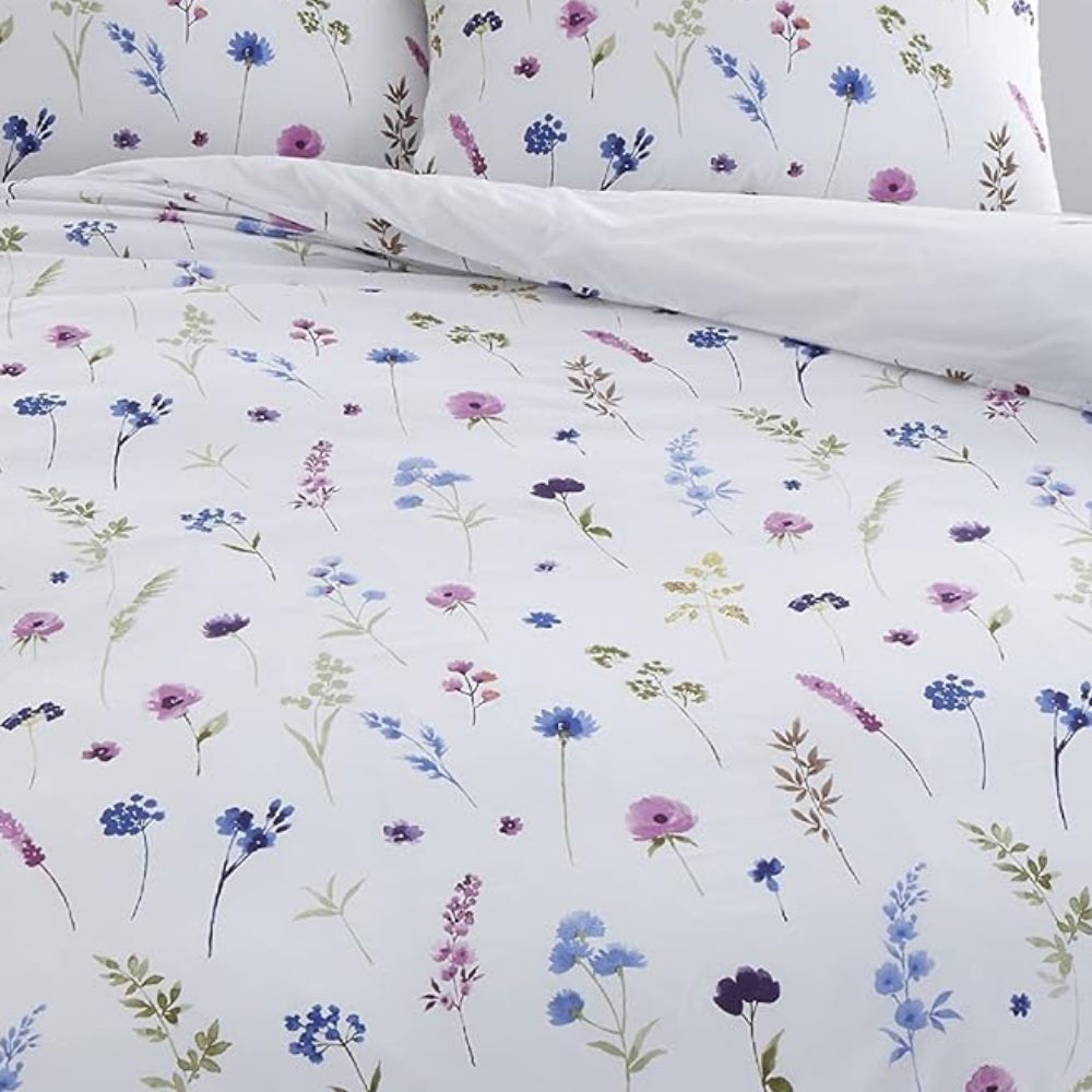 Catherine Lansfield Countryside Floral Reversible  Quilt Set | King