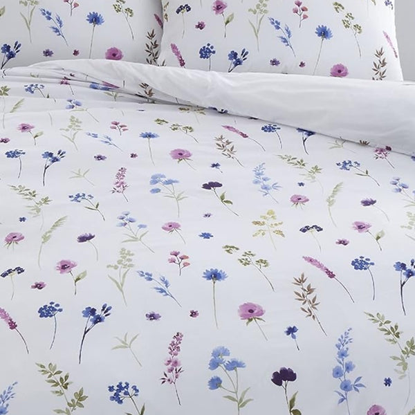 Catherine Lansfield Countryside Floral Reversible  Quilt Set | King