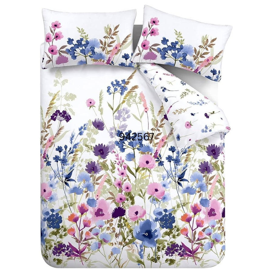 Catherine Lansfield Countryside Quilt Set - Floral Reversible - Single