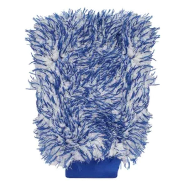 Goodyear Chenille Luxury Wash Glove | Plush Blue Soft-Touch Fibres