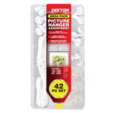 Dekton Mega Pack Picture Hanger Assortment | 42-Piece Set