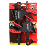 Dekton Professional 6'' Rapid Clamp Set | Quick-Release, One-Handed Operation