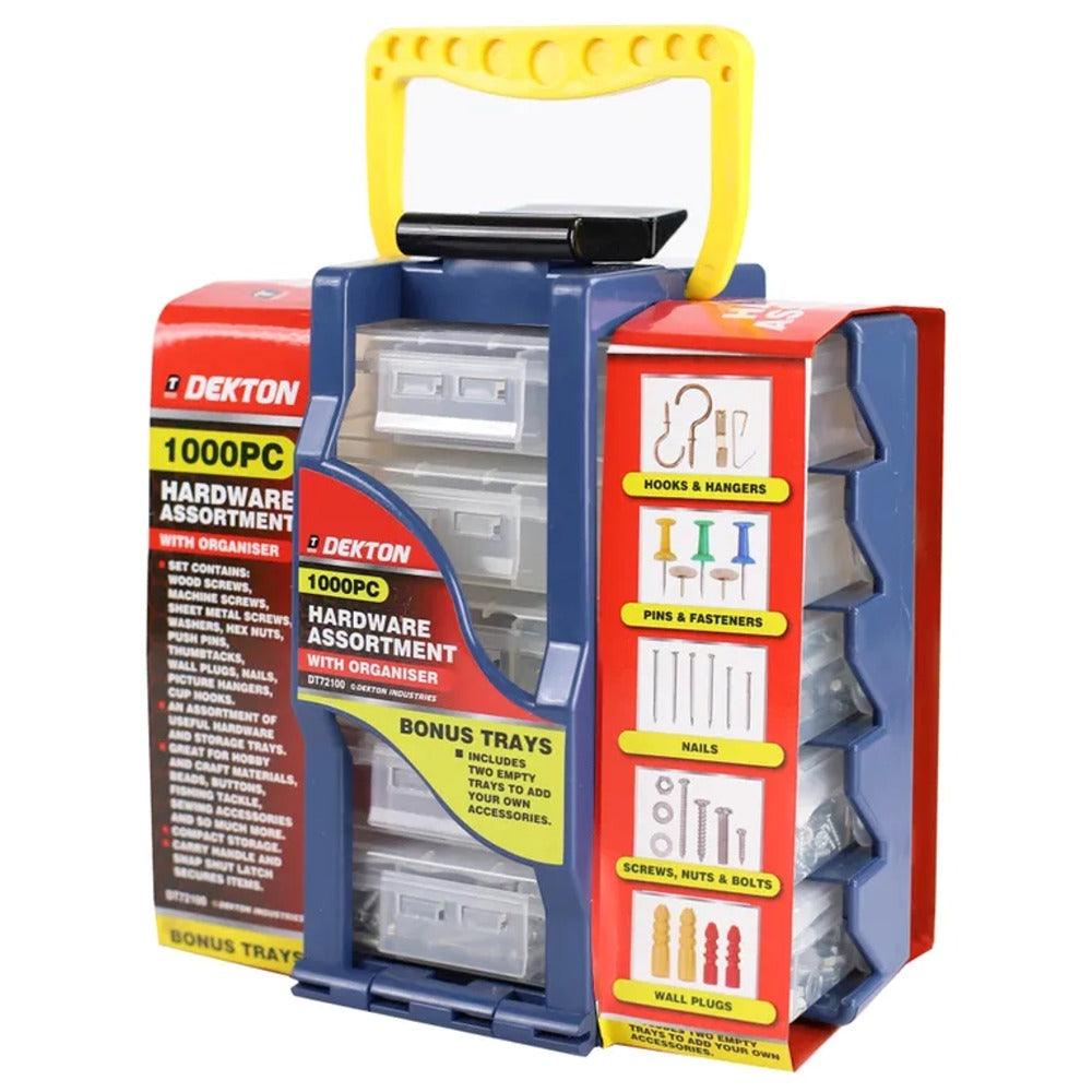 Dekton Comprehensive 1000pc Hardware Kit | Includes Bonus Trays