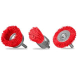 Dekton 3pc Nylon Brush Set | Color-Coded, Compact and Lightweight