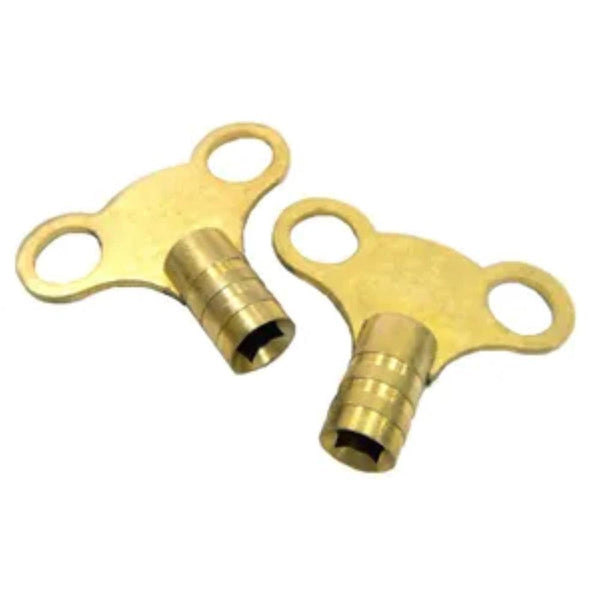 Dekton High-Quality Brass Radiator Keys | 2pc | Universal Compatibility
