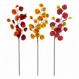 Decorative Artificial Honesty Foliage Spray - 71cm, 3 Assorted Designs