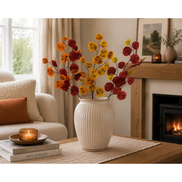 Decorative Artificial Honesty Foliage Spray - 71cm, 3 Assorted Designs