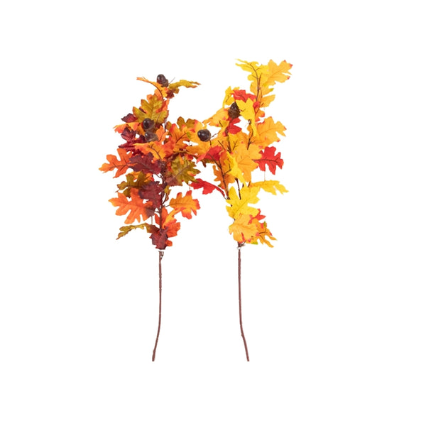 Florelle Large Acorn Stem | Autumn Foliage with Berries