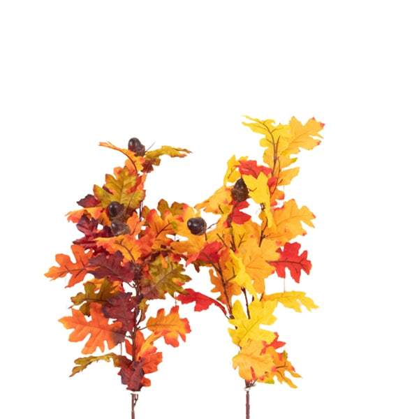 Florelle Large Acorn Stem | Autumn Foliage with Berries