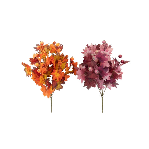 10pc Autumn Leaf Bush Assorted Designs | Large