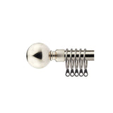 Chrome Curtain Pole - Adjustable - 120-210cm