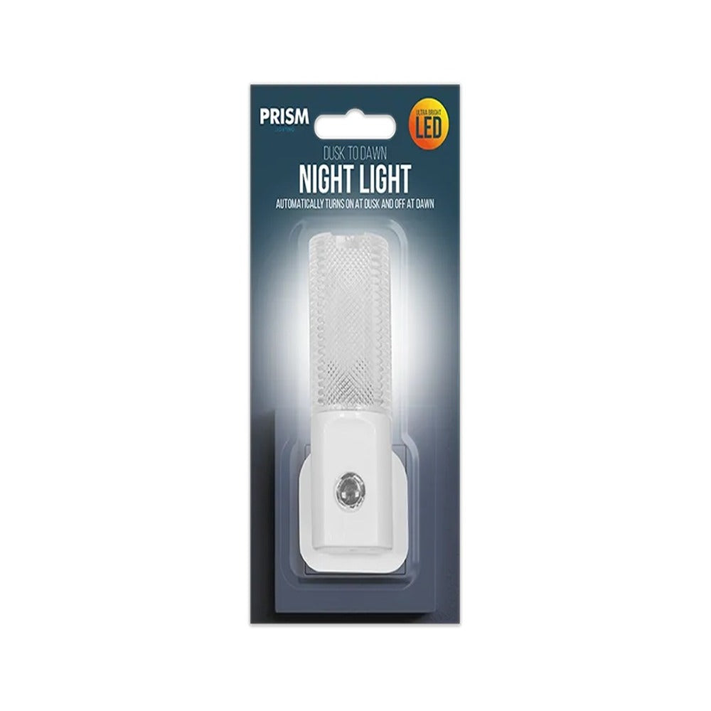 Prism Light Sensing LED Night Light | Dusk-to-Dawn Sensor, Plug-In