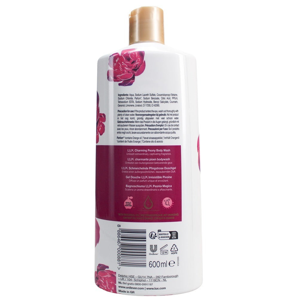Lux Charming Peony Body Wash | Long-Lasting Fragrance