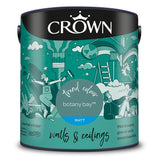 Crown Paint Matt Botany Bay Emulsion Paint | 2.5L, Walls and Ceilings