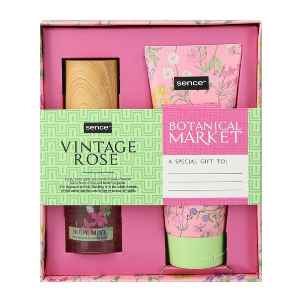 Sence Collection Vintage Rose Fragrance Gift Set | 2 Piece