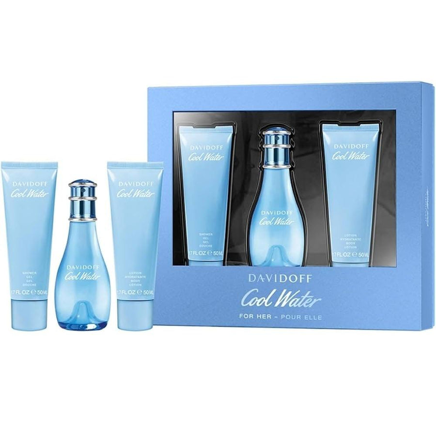 Davidoff Cool Water Ladies Set - 3 Piece Gift Set