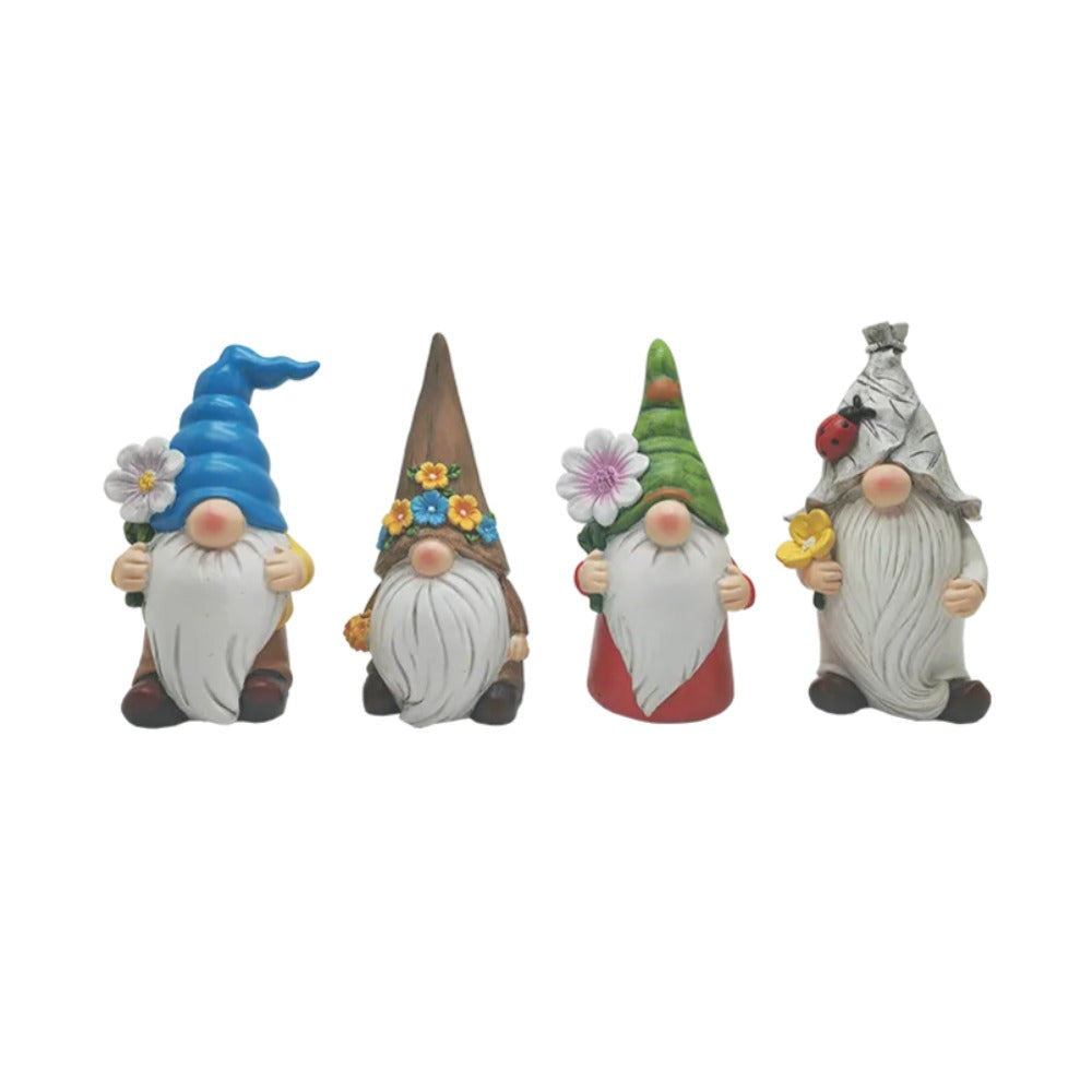 Rowan Flower Gonk Garden Ornament | 20.5cm, Assorted Designs