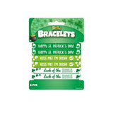 St Patricks Day Bracelets 6 Pack | Festive Wristbands