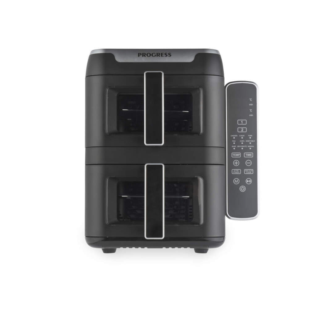 Progress Dual Drawer Tier Air Fryer | 9L Capacity