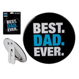 Best Dad Ever Badge | Bold Statement Pin for Father’s Day