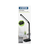 Status Santander LED Desk Lamp with Wireless Charger | Flexible Arm & Touch Controls