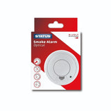 Status 9V Optical Sensing Smoke Alarm | White | Includes Battery
