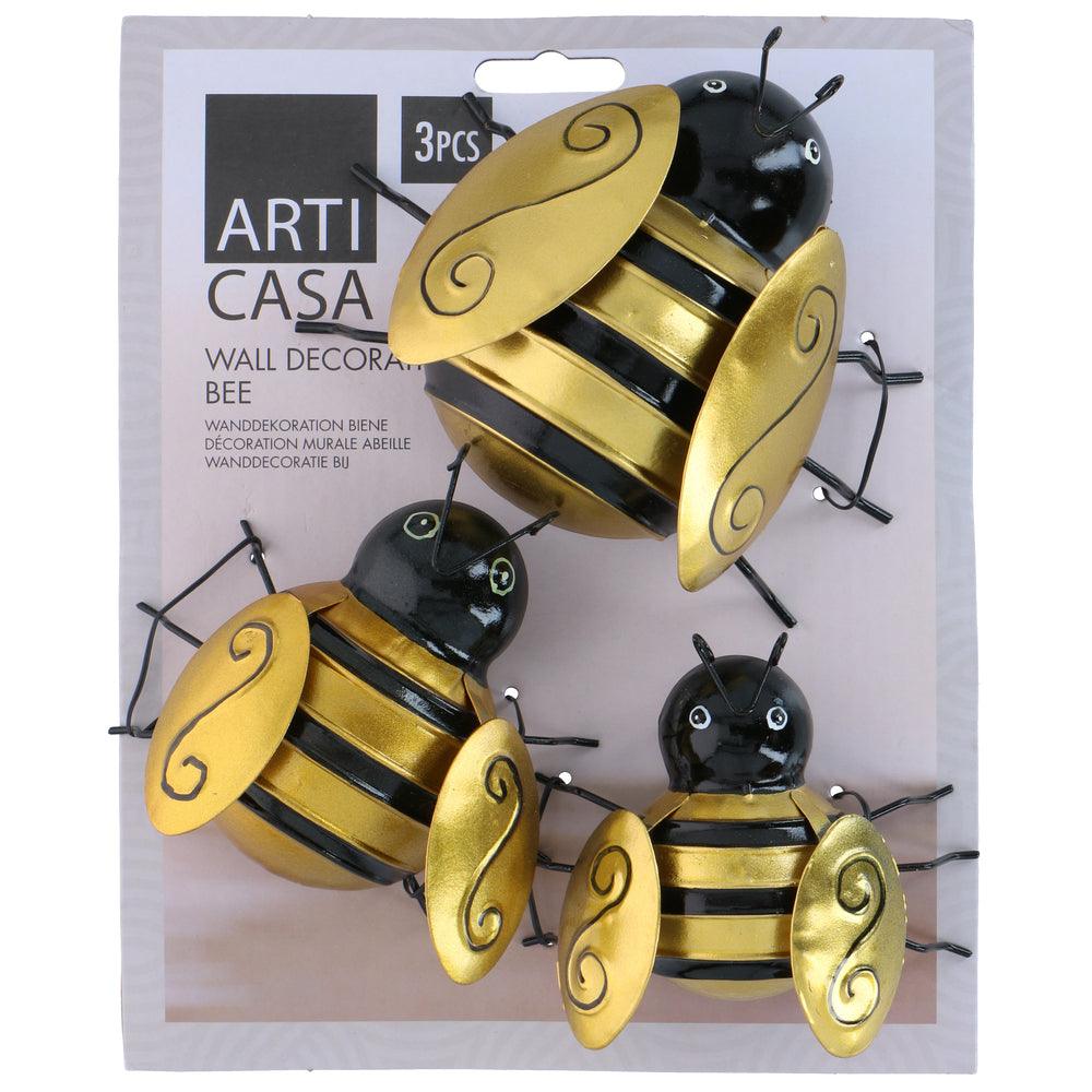 Arti Casa Wall Decoration Bee | Pack of 3