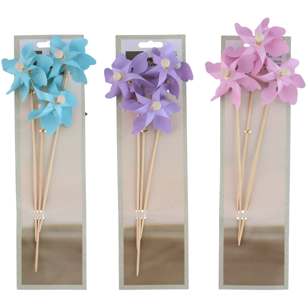 Arti Casa Plain  Windmill | 3 Piece | Assorted Designs