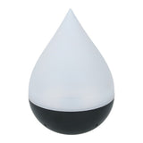 Grundig Teardrop Solar LED Table Lamp | 14.5 x 20cm, White and Black