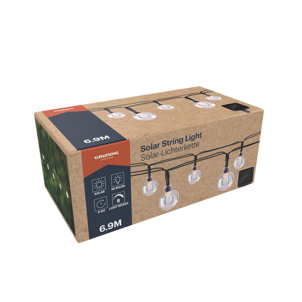 Grundig Warm White 50 Solar Bulbs | 6.9m