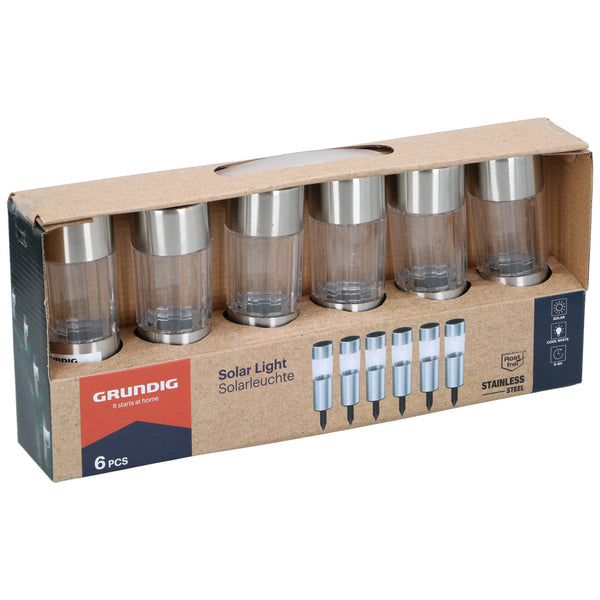 Grundig Solar Light Diameter 4.5 x 15cm | Pack of 6