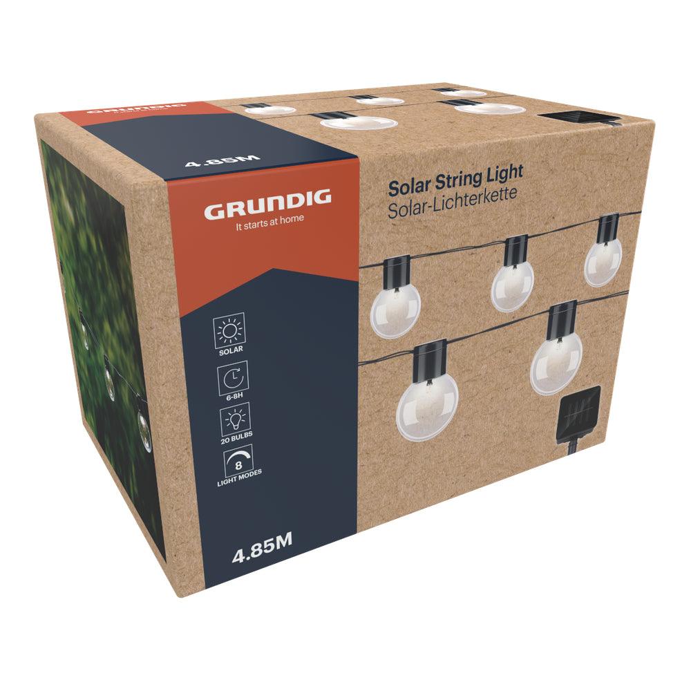 Grundig Solar Bulbs - Warm White - 20 Bulbs, 4.85cm