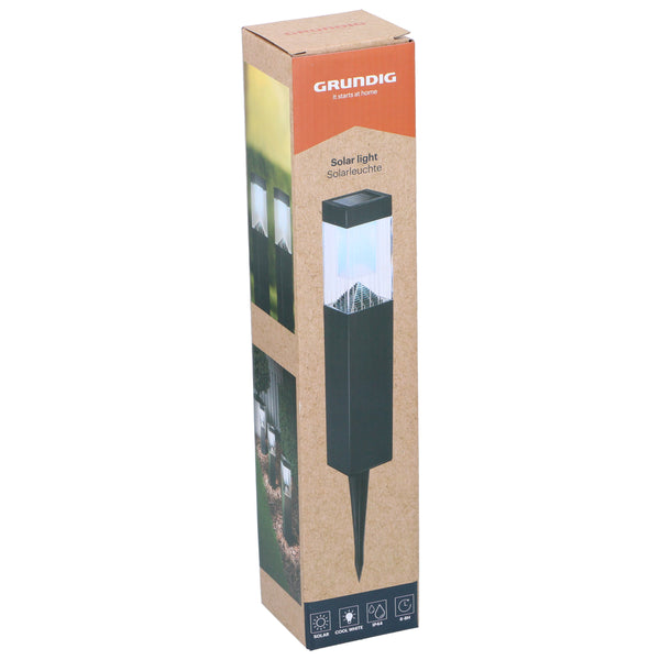 Grundig 2 LED Solar Light 6.5 x 34cm