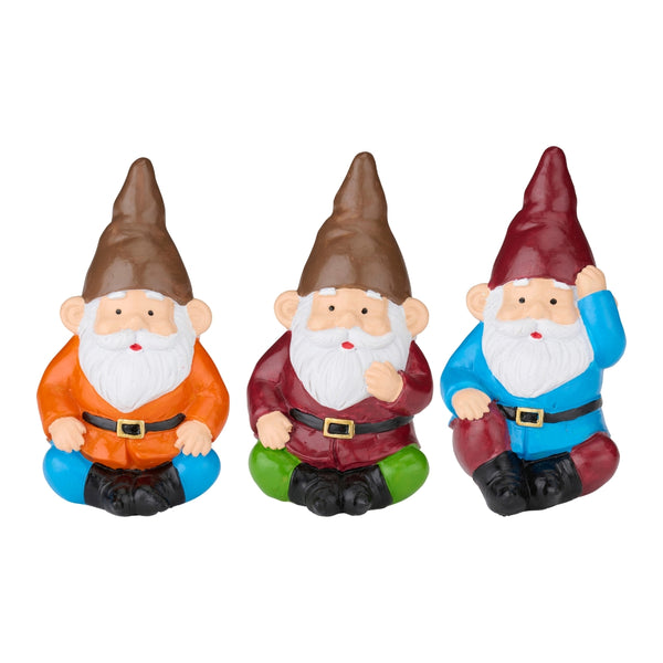 Arti Casa Garden Gnome Figurine | 3 Assorted Designs