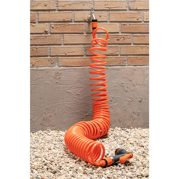 Black + Decker Coil Hose 15m | 1/2inch Including Nozzle