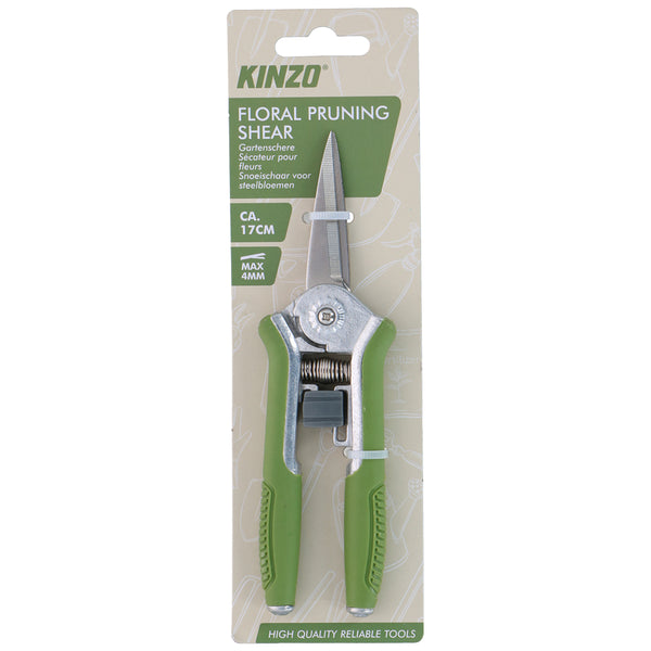 Kinzo Floral Pruning Shears | 17cm