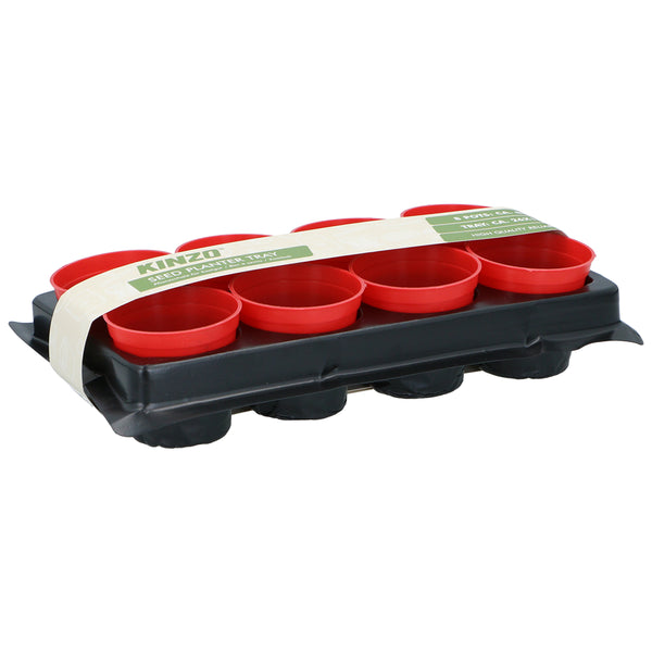 Kinzo Seed Planter Tray | Pack of 8 | Dia 6cm