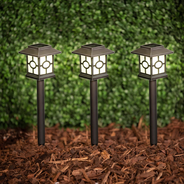 Grundig Warm Whie Led Solar Light With Ground Spike | Pack of 3