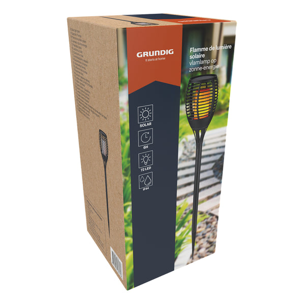 Grundig Solar Light with Flame Effect 